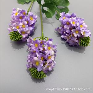 Flores Artificiales Qiye, Flor de Colza de Tallo Único, Flor de Seda para Decoraciones de Techo en Bodas - Product Image 5