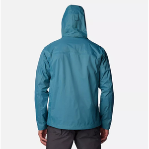 Casual Custom High Quality Plastic Waterproof <b>Raincoat</b> Rain Jacket New Design High Quality Men's Windbreaker Jacket - Product Image 2