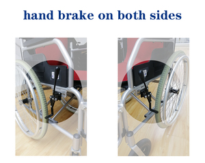 <span class=keywords><strong>Fauteuil</strong></span> roulant manuel en aluminium d’acier désactivé <span class=keywords><strong>orthopédique</strong></span> <span class=keywords><strong>médical</strong></span> - Product Image 2