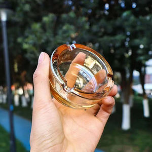 Cenicero de Vidrio en Oferta, Cenicero Coleccionable con Decoración Tribal, Ceniceros de Cristal para Cigarrillos, para el Hogar, Hotel, Bar, Boda - Product Image 2