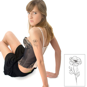 Waterproof Juice Temporary Tattoo <b>Sticker</b> Long Lasting Semi Permanent Body Art Decal for Women Party Professional Use - Product Image 3