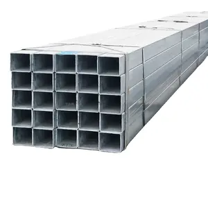 Zinc coating Pre galvanized welded square and rectangular gi hollow sections steel tube