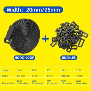 Gancho e <span class=keywords><strong>Loop</strong></span> Strap Livremente Ajustável e Vem Com Correias De Gancho E <span class=keywords><strong>Loop</strong></span> E Fivelas De Plástico Para Fixação Confiável - Product Image 4