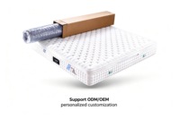 Matelas de hôtel écologique inodore Queen Size avec surmatelas, anti-affaissement, résistant à l'usure, avec ressorts ensachés et sommier intégré