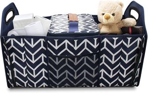 Conveniente organizador de almacenamiento de carga plegable para SUV con maletero, soporte para comestibles, caja de almacenamiento de ropa, accesorio de tela - Product Image 2