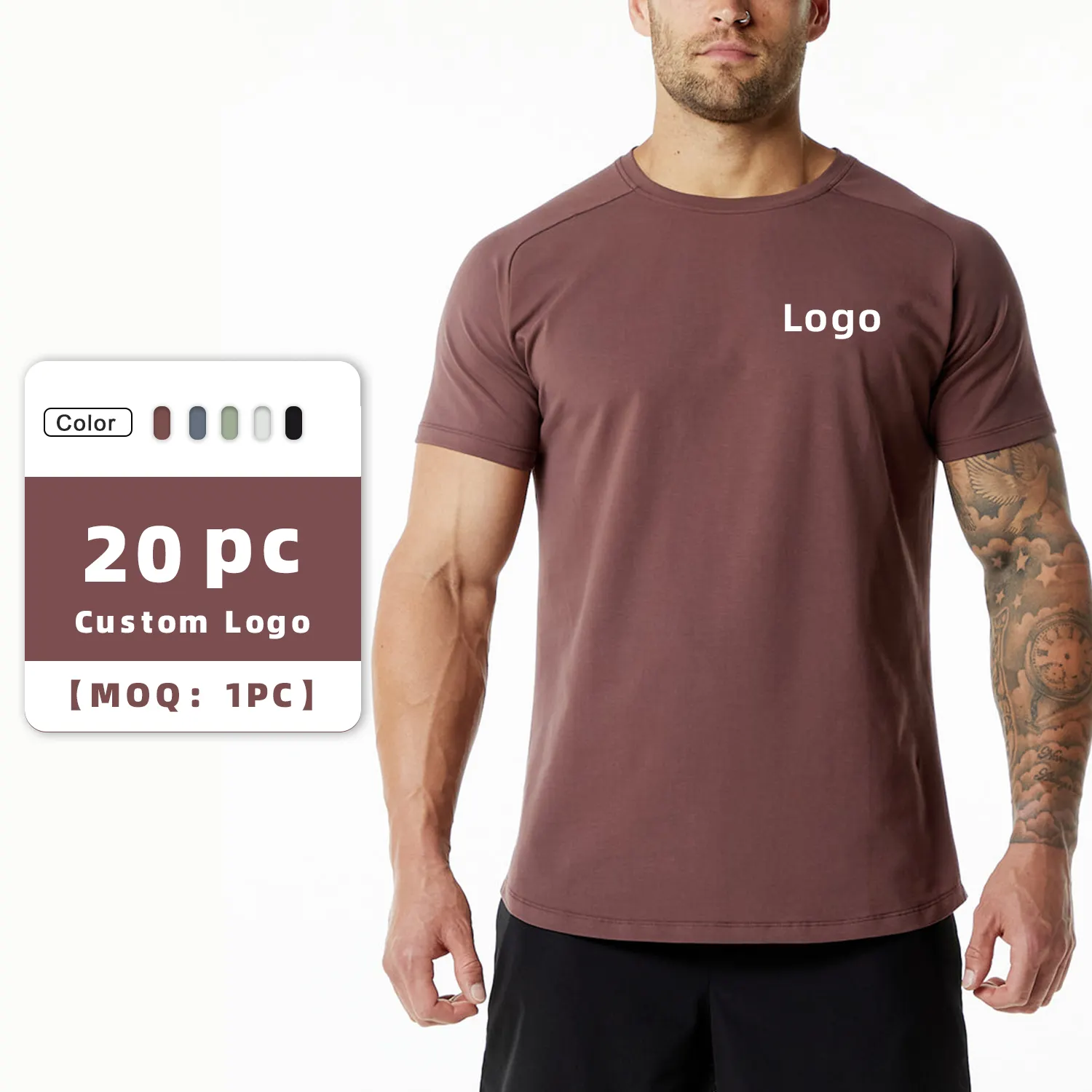 Magliette sportive a maniche corte personalizzate Alphalete Gym Fitness Muscle Men Slim Fit Tops