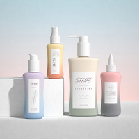 Bouteille pompe en plastique PET personnalisée en forme d'os, 50ml, 100ml, 250ml, pour shampoing, sérum et lotion de soin, avec marquage à chaud