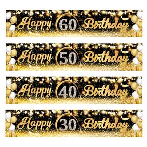 Pancarta <span class=keywords><strong>de</strong></span> Feliz <span class=keywords><strong>Cumpleaños</strong></span> Número 30, 40, 50 <span class=keywords><strong>para</strong></span> Hombres y Mujeres, Artículos <span class=keywords><strong>para</strong></span> Fiestas <span class=keywords><strong>de</strong></span> <span class=keywords><strong>Cumpleaños</strong></span>, Fondo <span class=keywords><strong>para</strong></span> Cercas Exteriores - Product Image 1