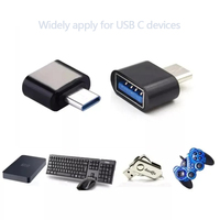 Adaptateur USB C vers USB A OEM 1A OTG Charge Rapide USB 2.0 Sortie DC Boîtier ABS Certifié CE ROHS FCC pour Ordinateur Portable & Téléphone Mobile