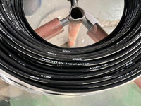 EES CABLE Câble d'alimentation Thwn-2 cuivre torsadé XLPE isolé 2 AWG 600V pour usage commercial et industriel