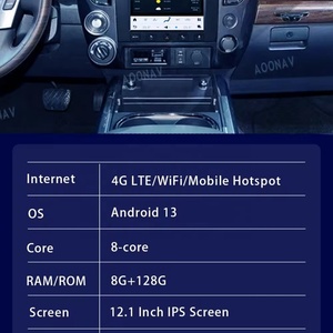 12.1 Inch Android 13 Car Radio for Nissan Titan 2016-2019 Stereo Multimedia Player GPS Navigation Head Unit Qualcomm 128GB - Product Image 5