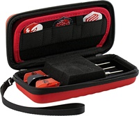 Pochette personnalisée à fermeture éclair pour jeu de fléchettes à pointe souple en acier sac à usage spécial compartiments de vol pour emballage d'accessoires de fléchettes