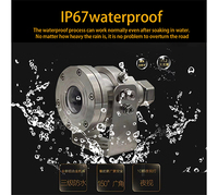 Kamera Mobil Firecore H-08 HP 1080P Anti-Ledakan Layar Terpisah Depan Belakang Kamera Mundur Tahan Air Monitor DVR Kamera Dasbor Cermin