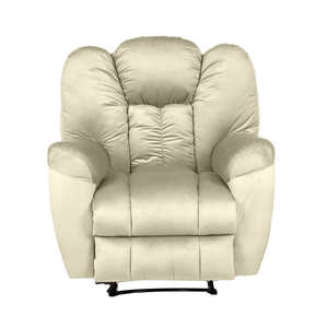 Hot Price Velvet Classic Rocking Rocking Rotating Recliner Chair Massage Extendable Features-Modern Stainless Steel <b>Frame</b>-Light - Product Image 1