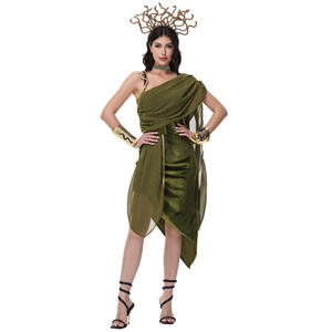 M-xl Ancienne Méduse Égyptienne <span class=keywords><strong>Déesse</strong></span> Grecque Cléopâtre Cosplay Romain Performance <span class=keywords><strong>Costume</strong></span> d'Halloween - Product Image 5