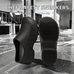 Zapatos de Chef Unisex Cómodos y Fáciles de Poner, Transpirables, con Amortiguación de Aire, Suela de Goma Resistente al Aceite, Características de Seguridad - Product Image 2