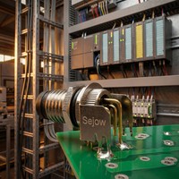 Sejow M8 4-Pin A-Kodierung IP67 Wasserdichter PCB-Winkelstecker M8X1mm H=2,5mm Vordere Mutterverriegelung Industrielle Automatisierung