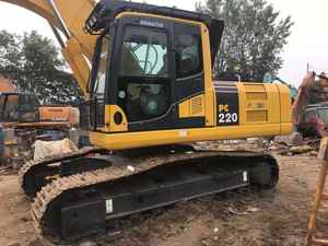 Excavadora de cadenas Komatsu PC220 con capacidad de cazo de 1.0 m y alta eficiencia operativa, excavadora grande - Product Image 4