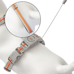 Tali kekang anjing dapat ditarik bebas kusut 360 ° pita poliester kuat & serat Aramid reflektif dapat disesuaikan tahan lama untuk penggunaan sehari-hari - Product Image 5