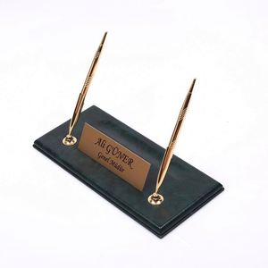 Desk <b>Name</b> <b>Tag</b> With Manager Pen Set & Pen Set Base - Product Image 3