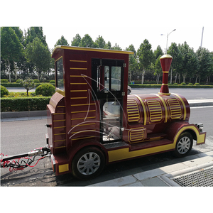 चीन के शीर्ष निर्माता आकर्षण पर्यटक डीजल इलेक्ट्रिक रोड ट्रेन - Product Image 6
