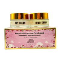 Crème éclaircissante pour le visage à logo privé OEM, avancée, avec niacinamide, collagène, acide kojique, pour éclaircir les taches brunes, correction des taches sombres, peau noire