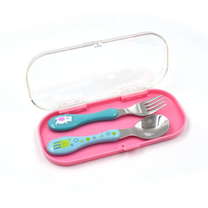 Vaisselle pour <span class=keywords><strong>enfants</strong></span> rose Fourchette pour <span class=keywords><strong>enfants</strong></span> Cuillère Baguettes <span class=keywords><strong>Couverts</strong></span> pour <span class=keywords><strong>enfants</strong></span> avec boîte - Product Image 4