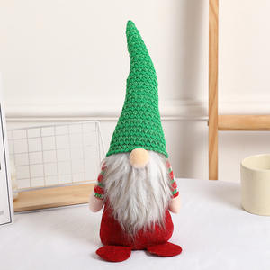 Pour <span class=keywords><strong>Amazon</strong></span> Rudolph Gnome Santa Claus Doll avec chapeau tricoté petit ornement de <span class=keywords><strong>Noël</strong></span> pour la décoration de bureau pour le bureau ou la maison - Product Image 6