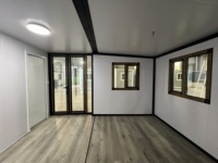 Maison préfabriquée de luxe de 20 pieds, prête à l'emploi, modulaire, pliable et extensible, type conteneur, petite maison