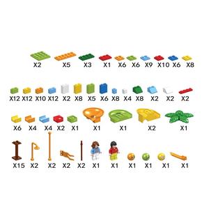 Ensemble de blocs de construction en plastique EPT, 316 pièces, jeu pour enfants, bricolage Intelligent, apprentissage, briques, Table, jouet, bureau, <span class=keywords><strong>Blokus</strong></span> Junior - Product Image 5