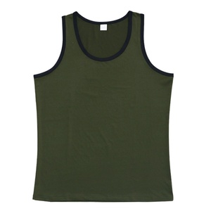 Renforcez votre garde-robe estivale avec un débardeur tendance pour homme, color-block, tricoté 100% coton, parfait pour les tenues décontractées de plage. - Product Image 6