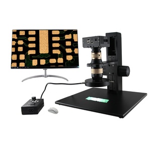 <span class=keywords><strong>Microscope</strong></span> de mesure numérique vidéo Ft-Opto FM4K0325 Ultra haute définition 0.3-2.5X lentille dorée 4K 8MP