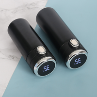 Fiole à vide intelligente personnalisée bouteilles d'eau affichage intelligent de la température LED isolation métallique gobelet en acier inoxydable thermos