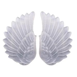 Cristallo curativo naturale all'ingrosso che intaglia grandi ali d'angelo in selenite <span class=keywords><strong>bianca</strong></span> di piume - Product Image 1