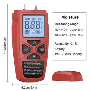 <span class=keywords><strong>Humidimètre</strong></span> à <span class=keywords><strong>bois</strong></span> SFY-02, nouvel arrivage, avec écran LCD, pour <span class=keywords><strong>bois</strong></span>, bambou, herbes et <span class=keywords><strong>bois</strong></span> <span class=keywords><strong>de</strong></span> <span class=keywords><strong>chauffage</strong></span> - Product Image 3