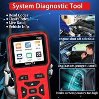 Escáner OBD2 para Automóviles, Herramienta de Diagnóstico, Lector de Códigos, Lector de Códigos de Fallas del Motor, Herramienta de Escaneo de Diagnóstico