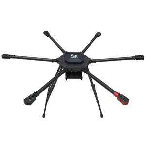 Rjx1300mm 6 trục sợi carbon Ô GẤP Hexacopter Drone khung