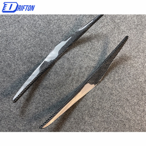 GT4 Style Dry Carbon Fiber Front Bumper Canards for Mclaren 570S 570GT - Product Image 5