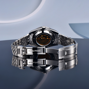 Rollstimi RT-128 Relojes para Hombre de Marca de Lujo, Reloj Mecánico Automático con Cristal de Zafiro y Acero Inoxidable, Resistente al Agua, Reloj Hombre - Product Image 4