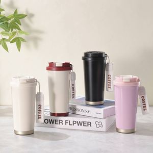 Taza de Viaje Personalizada de Acero Inoxidable Aislada de Doble Uso de 500 ml para Bebidas Frías y Calientes, Taza de Café como Regalo - Product Image 2