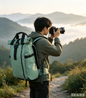 Sac à dos pour appareil photo reflex numérique, grande capacité, résistant aux chocs, en nylon Oxford imperméable, avec fermeture éclair, pour étudiants sportifs et voyages