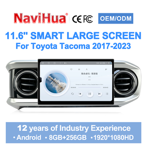 วิทยุติดรถยนต์ระบบแอนดรอยด์ Navihua มัลติมีเดีย จีพีเอส นำทาง รองรับ Carplay และ Android Auto หน้าจอสัมผัส 11.6 นิ้ว สำหรับรถยนต์โตโยต้า ทาโคมา ปี 2016-2023 - Product Image 2