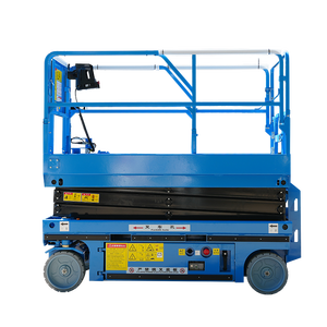 Plataforma Elevadora de Tijera Móvil Eléctrica Autopropulsada de 4-16 m, Plataforma de Andamio de Elevación Hidráulica para Alquiler - Product Image 5