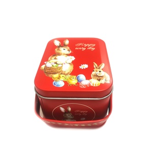 Boîte en métal rectangulaire pour gâteaux, bonbons, friandises, cadeaux pour enfants, boîte à bijoux en métal pour biscuits - Product Image 5