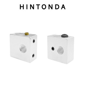 Bloc chauffant HINTONDA MK8 en alliage d'aluminium avec manchon en cuivre, accessoire pour buse d'imprimante 3D - Product Image 1