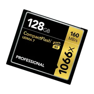 कॉम्पैक्ट फ़्लैश कार्ड CF कार्ड मेमोरी कार्ड 128GB 1066X UDMA 7 4K VPG-65 Lexar के लिए 160 Mb/एस