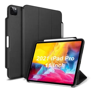 Groothandel 11 inch tablet gevallen-Oem Odm 11 Inch Shockproof Multi-Hoek Statief Stand Pu Lederen Tablet Case Voor Ipad Pro 2021
