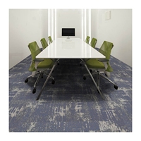 Dalles de moquette commerciales Haima 50cmx50cm, tapis écologiques pour salon, dalles de moquette en PP