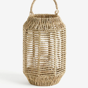 Lantern Decor Home Handmade Cotton Jute <b>Storage</b> <b>Basket</b> <b>Hanging</b> Decorative Rattan Iron for Home Kitchen Made in Viet Nam - Product Image 5