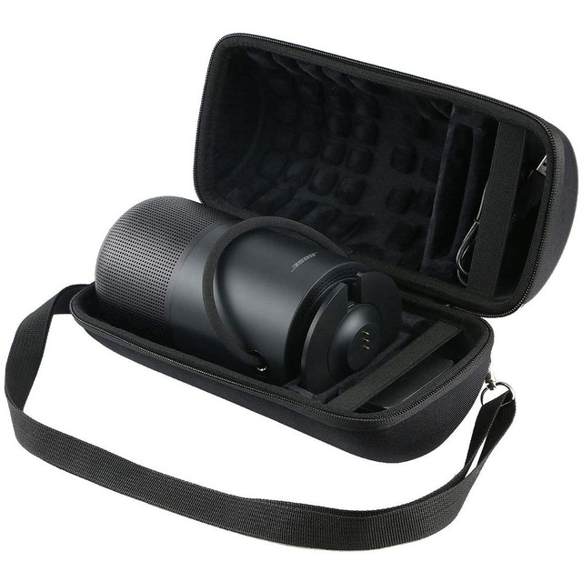 Hard Travel Case for Speakers Portable Home Speaker Charging Cradle (Only Case)